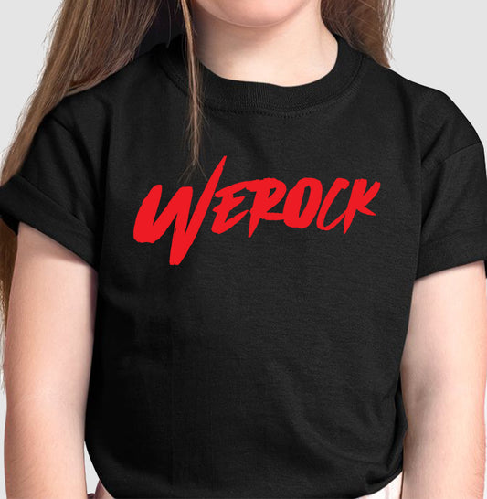 camiseta infantil werock logow