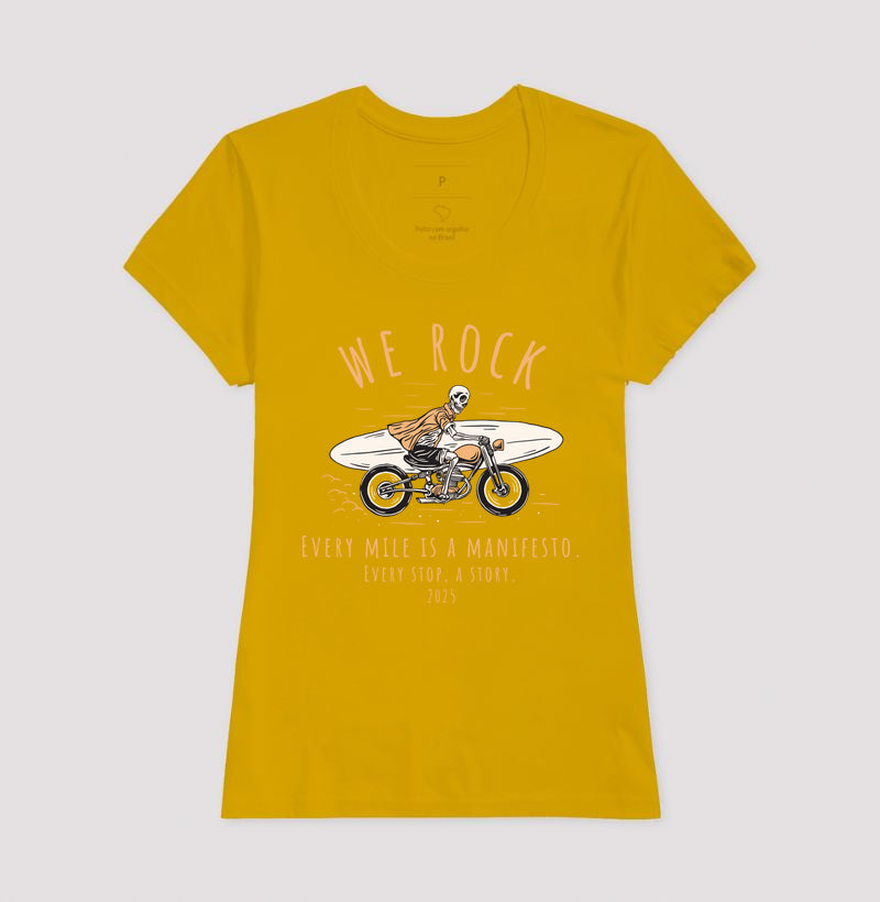 camiseta werock manifesto feminina