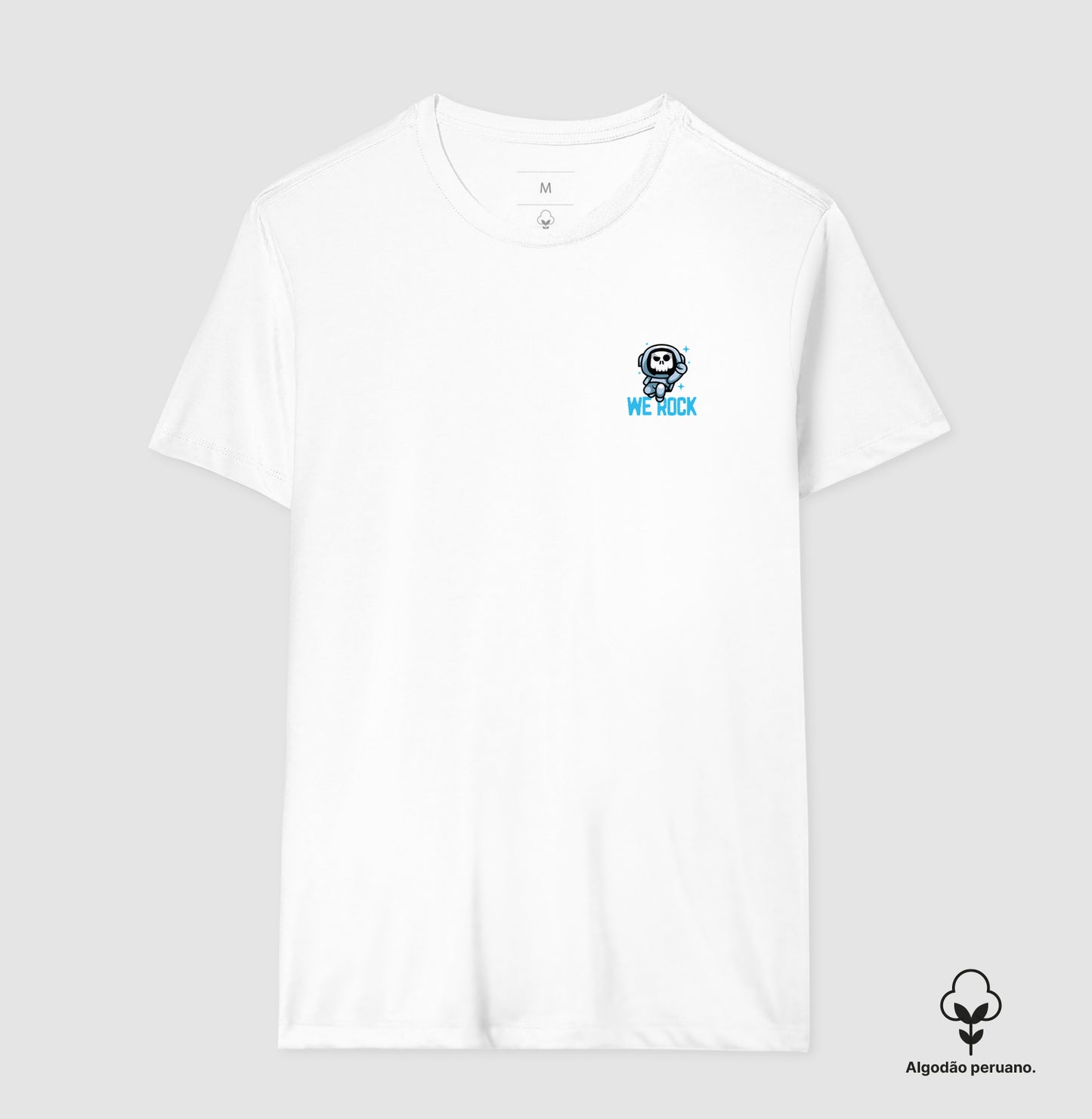 camiseta algodão peruano werock astronaut masculina