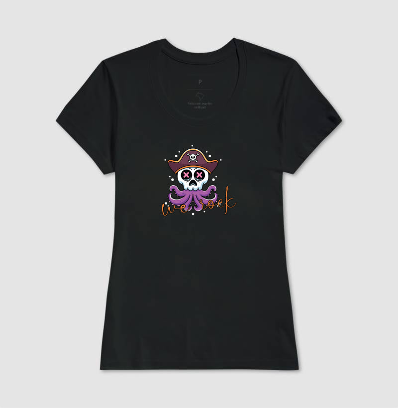 camiseta werock squid feminina