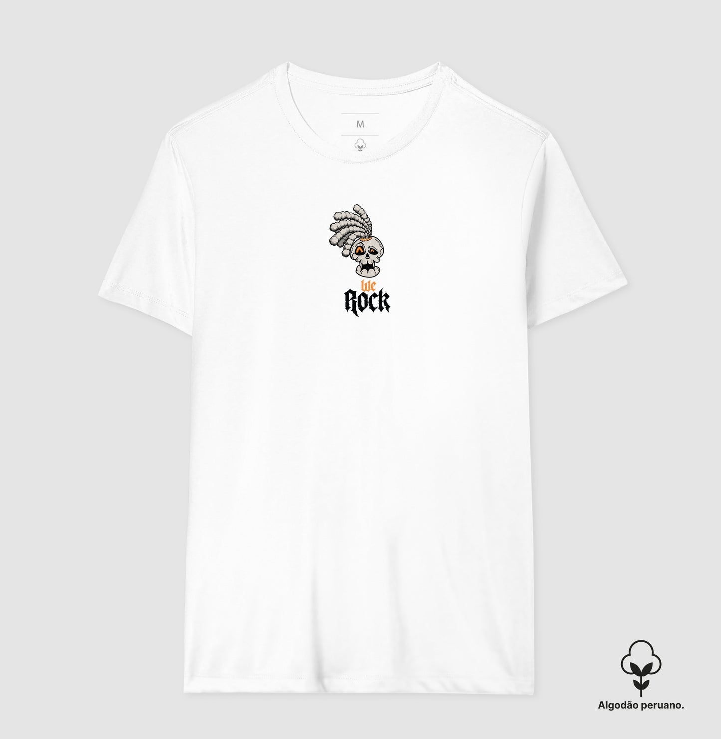camiseta algodão peruano werock dread