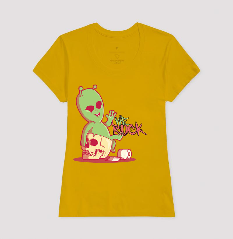 camiseta werock et feminina