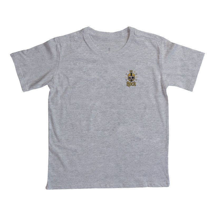 camiseta infantil werock motorcycle skull