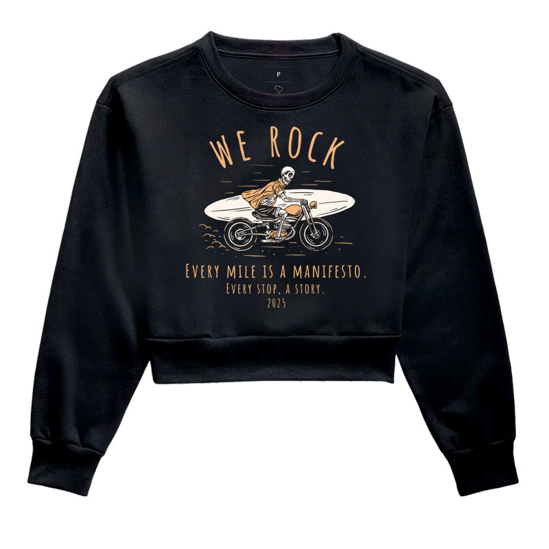 cropped moletom werock manifesto