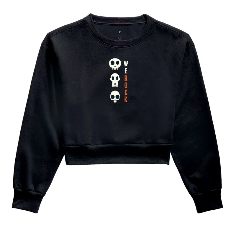 cropped moletom werock Vskulls
