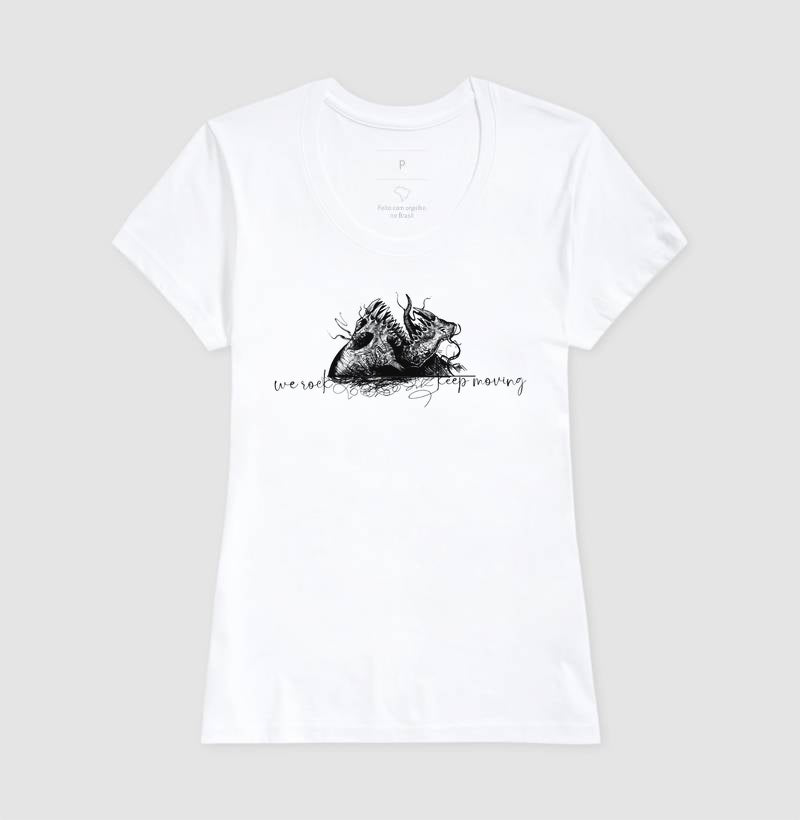 camiseta werock ghost moving feminina