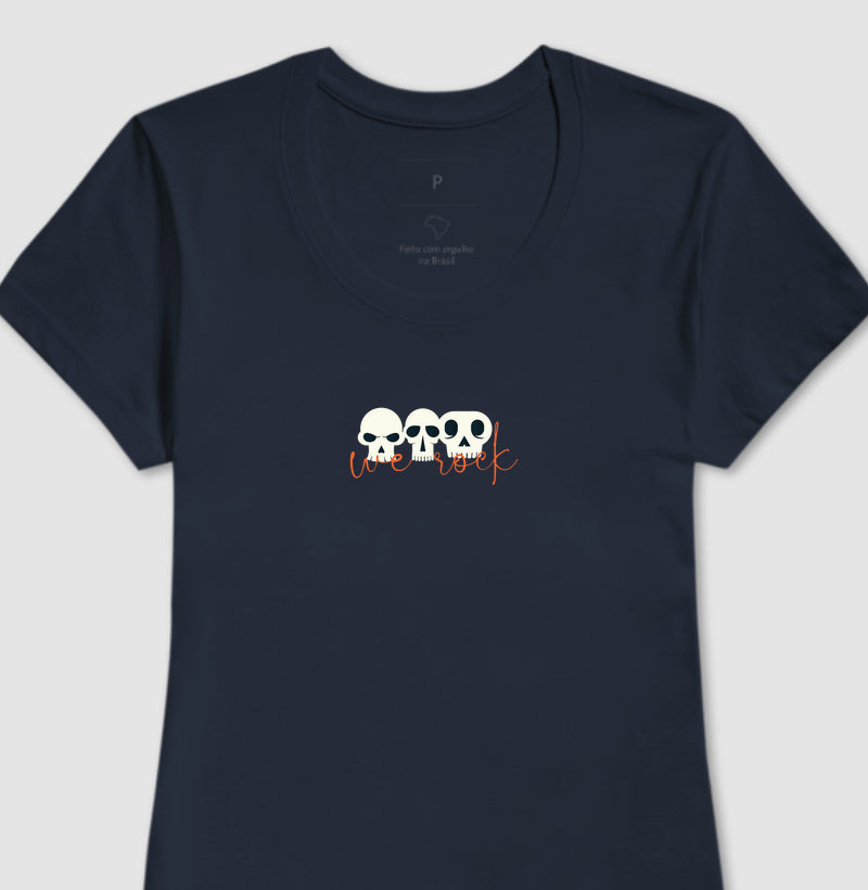 camiseta werock Hskulls feminina