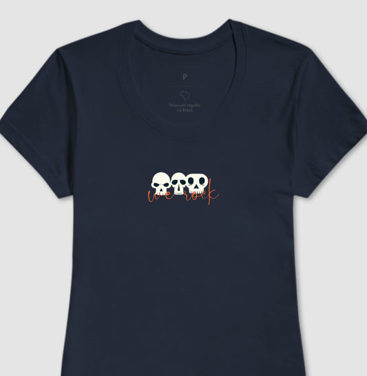 camiseta werock Hskulls feminina