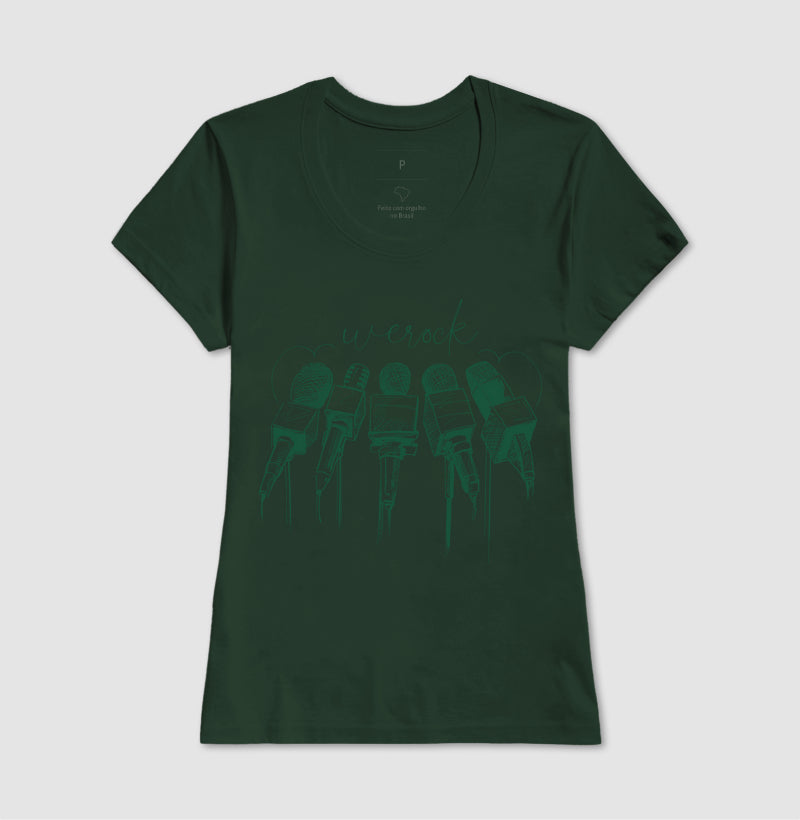 camiseta werock mics feminina