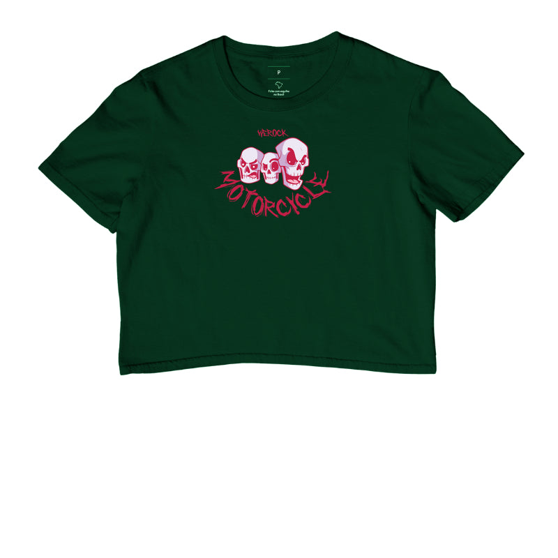 cropped werock motorcycle skulls