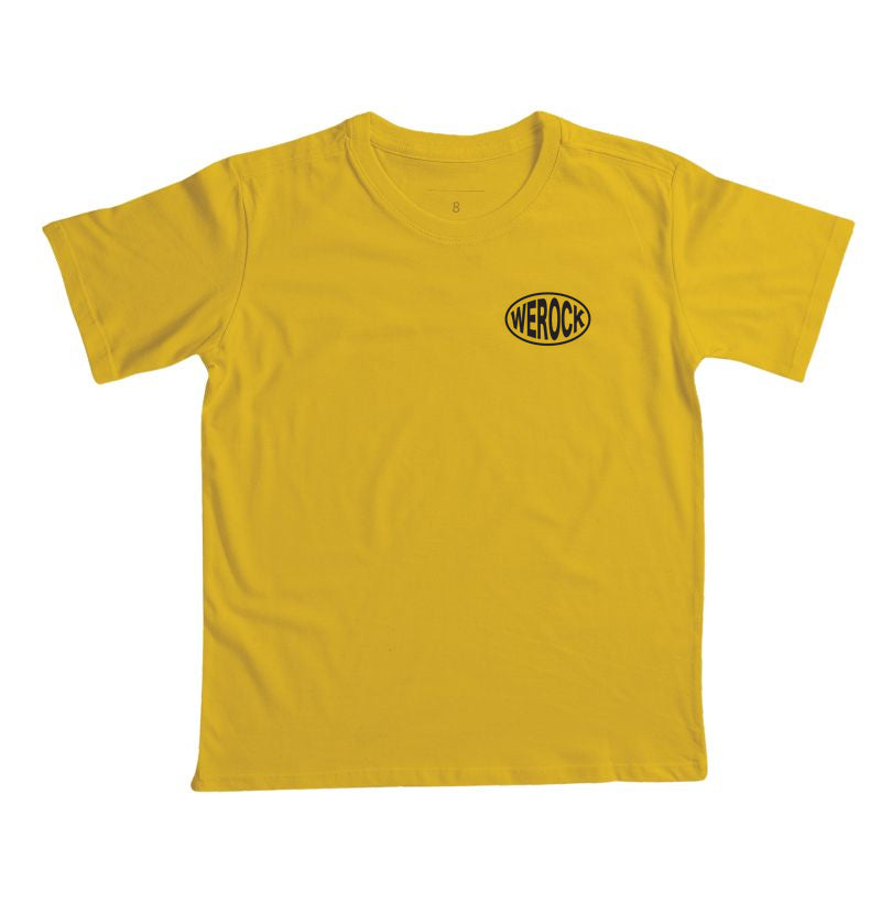 camiseta infantil werock oval
