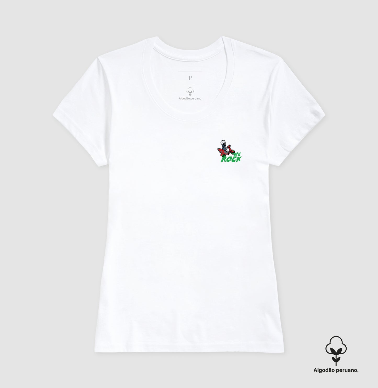 camiseta algodão peruano werock beach masculino