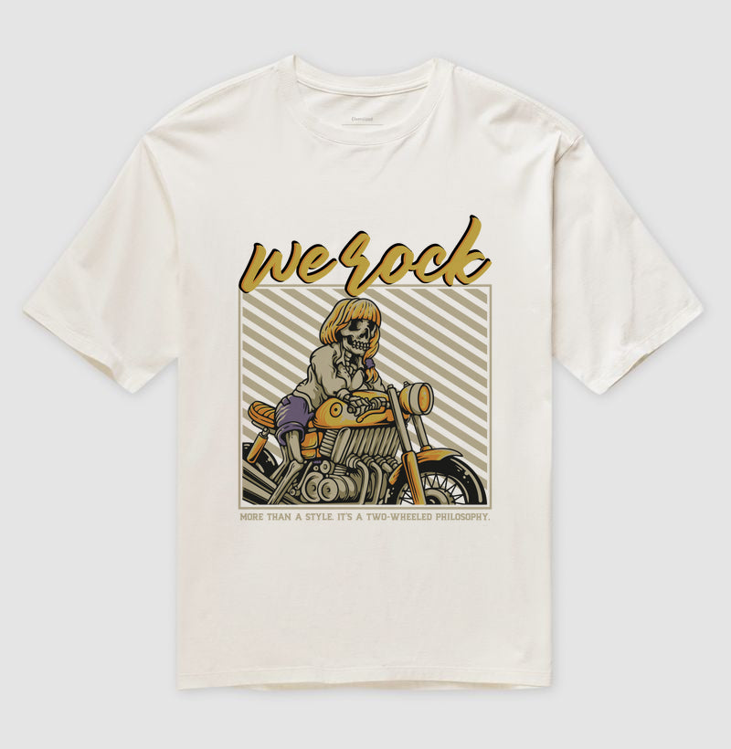 oversized werock girl motorcycle