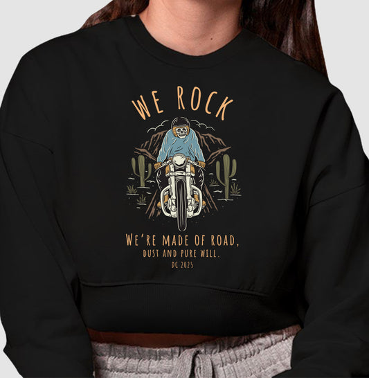 cropped moletom werock road