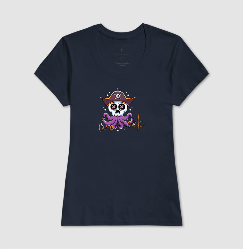 camiseta werock squid feminina