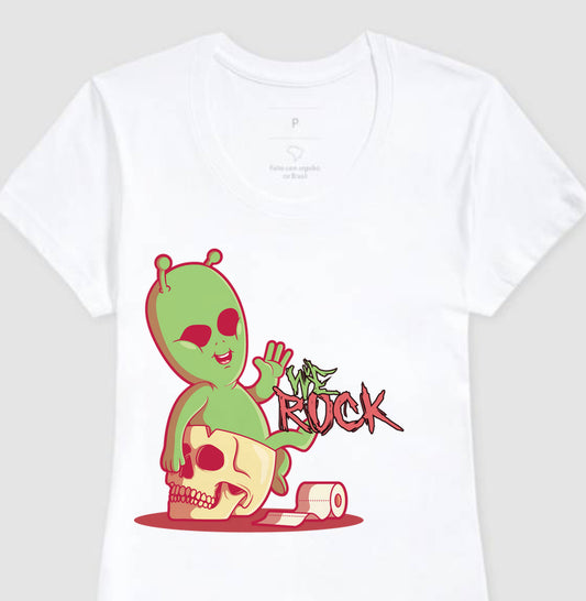 camiseta werock et feminina