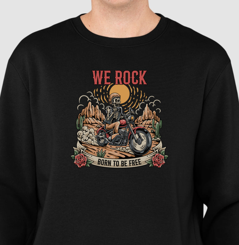 suéter werock born motorcycle