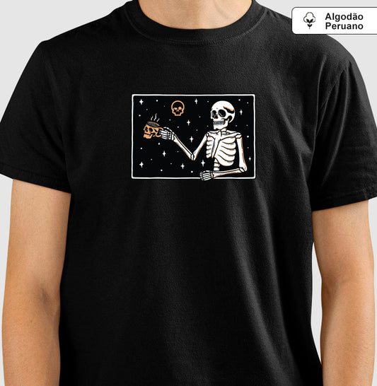 camiseta algodão peruano werock frame masculina