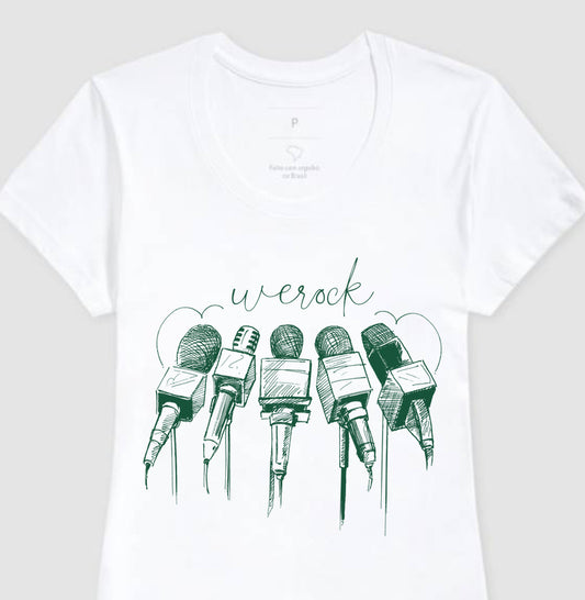 camiseta werock mics feminina