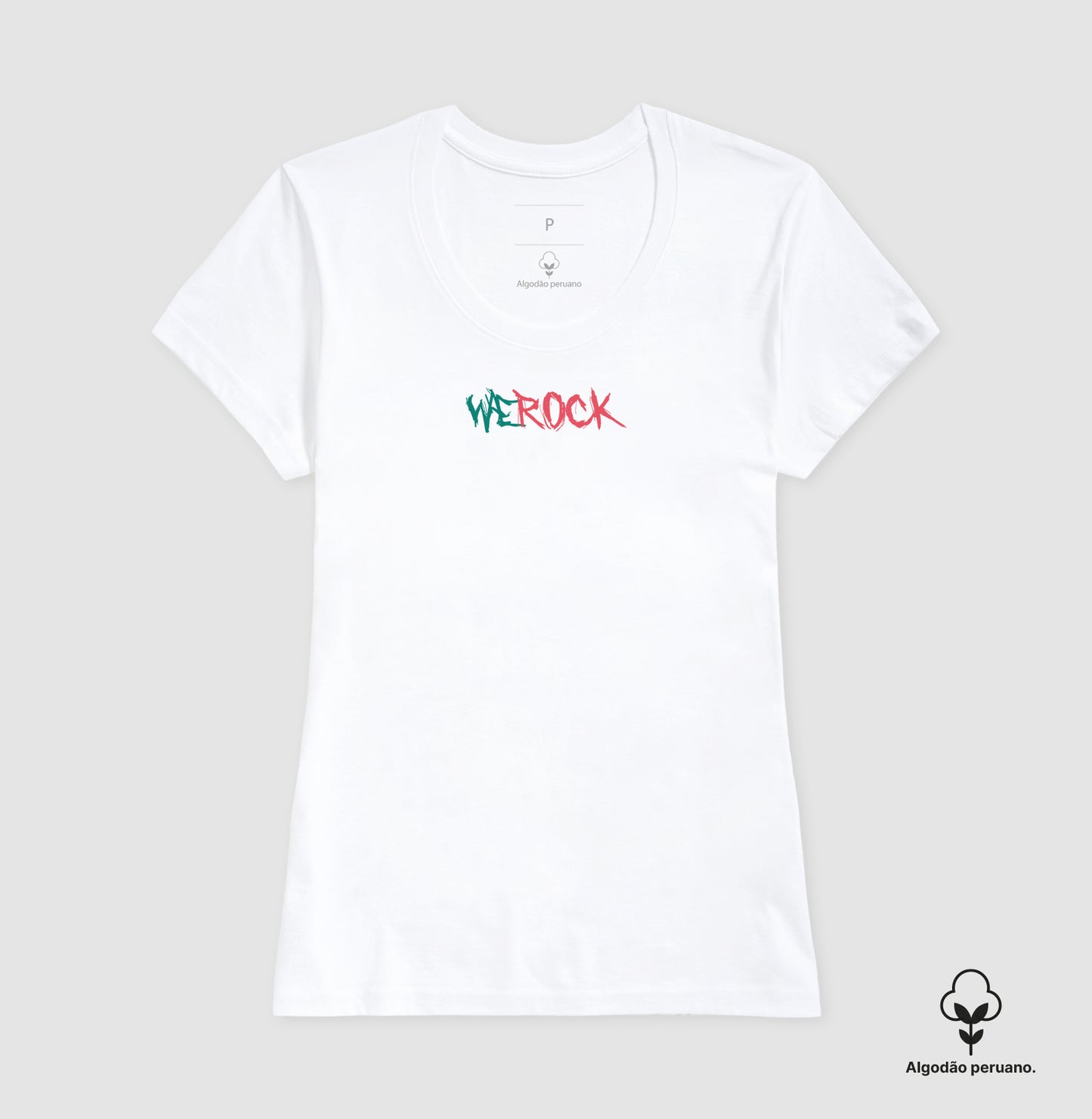 camiseta algodão peruano werock patrickdays feminina