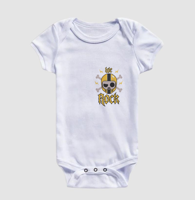 body infantil werock motorcycle skull
