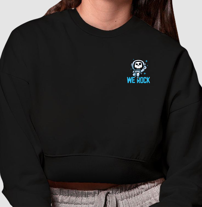 cropped moletom werock astronaut