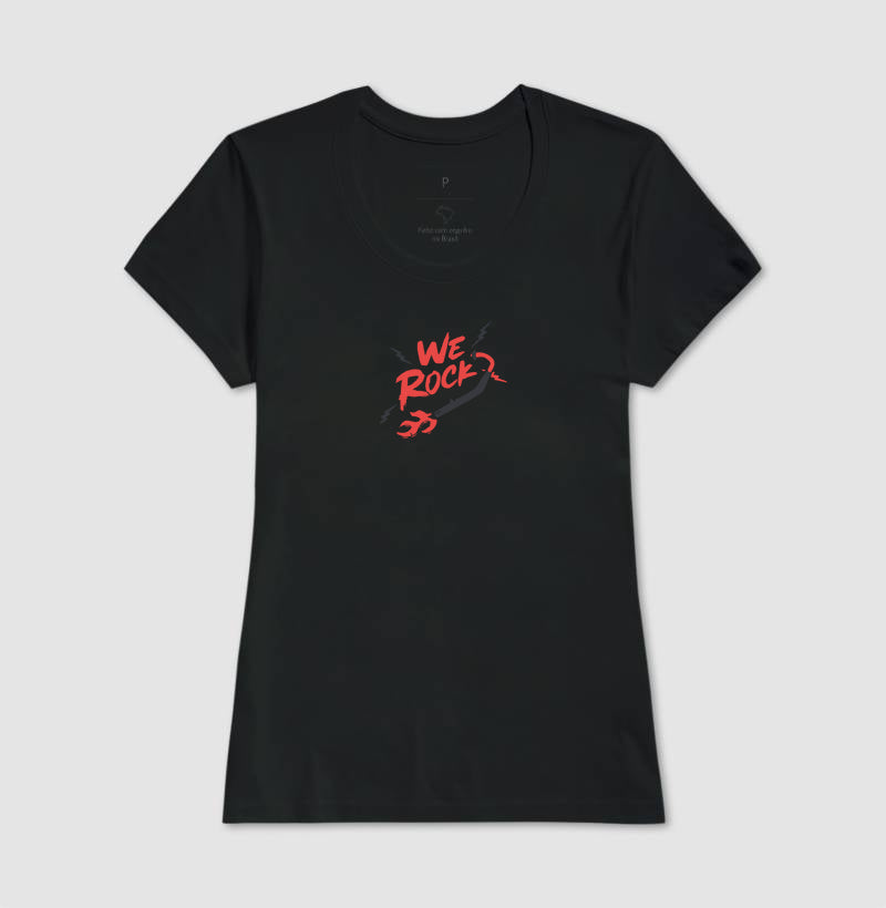 camiseta werock motorcycle exhaust feminina