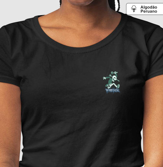 camiseta algodão peruano werock indian feminina