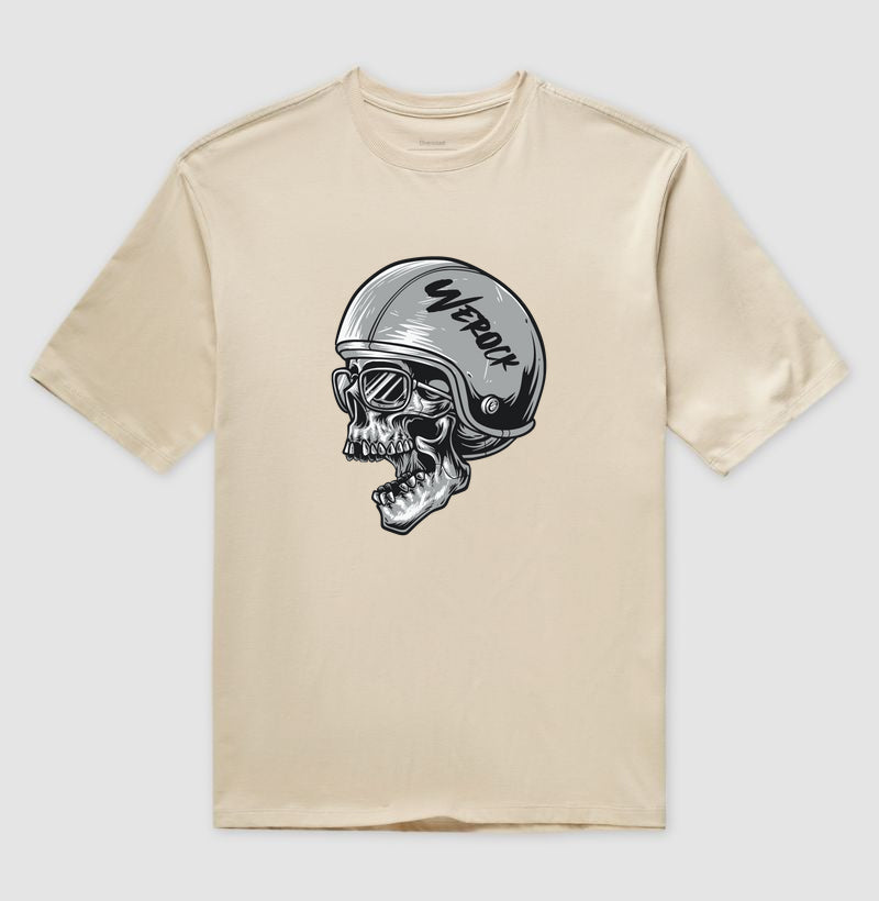 oversized werock motorcycle helmet skull