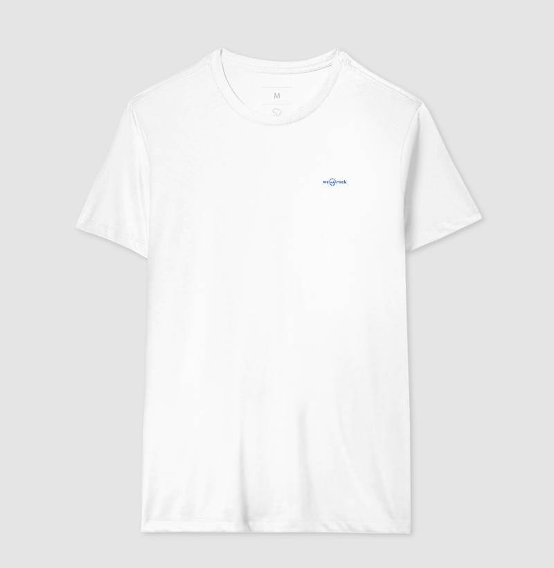camiseta basic werock logo blue masculina