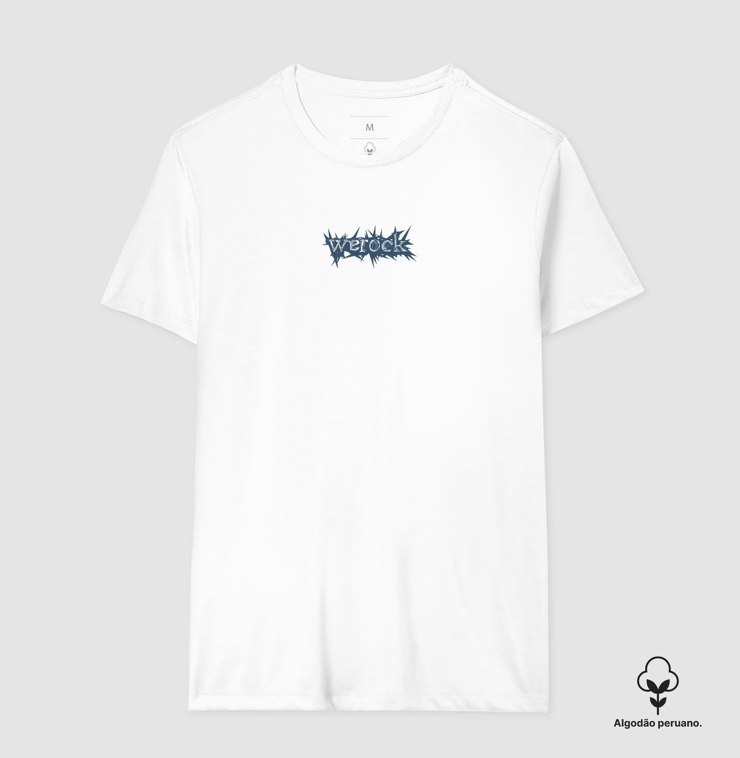 camiseta algodão peruano werock thorn masculina