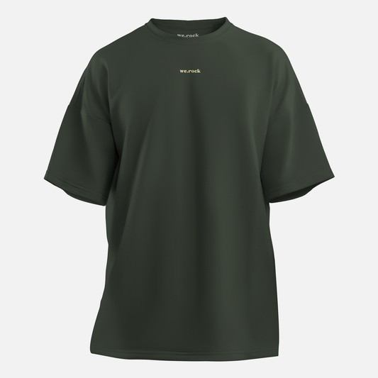 Camiseta oversized werock militar