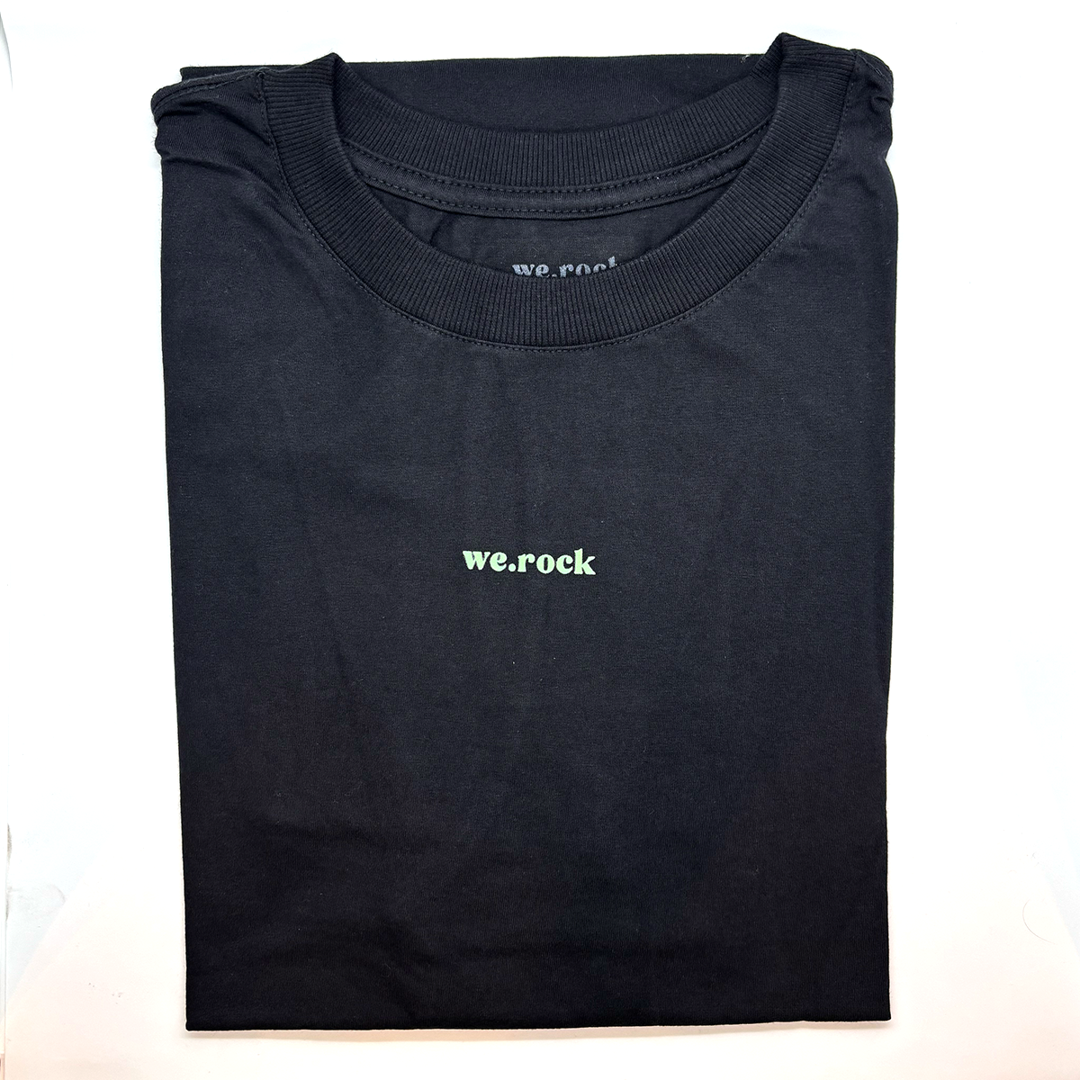 Camiseta oversized WeRock preta