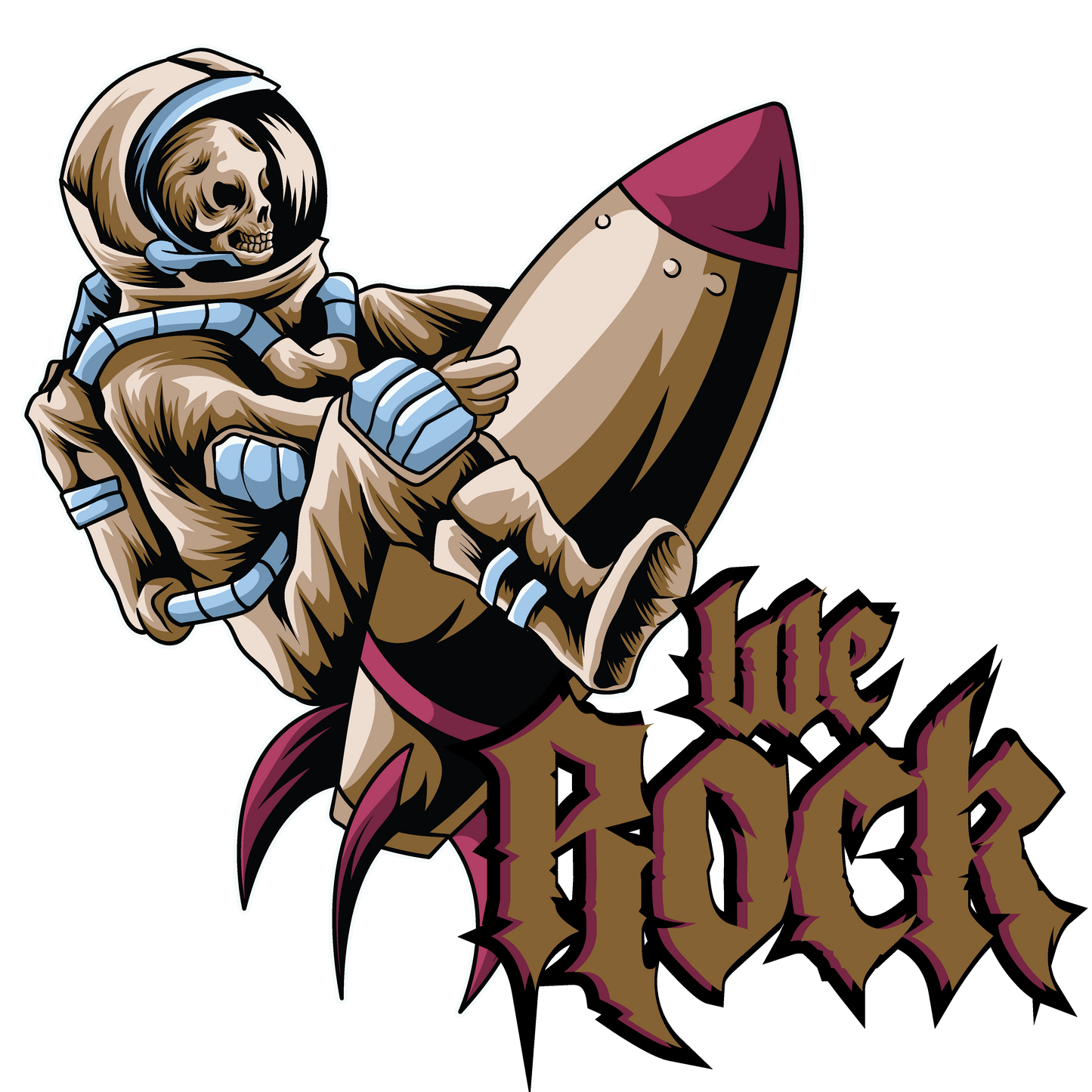 camiseta algodão peruano werock rocket masculina