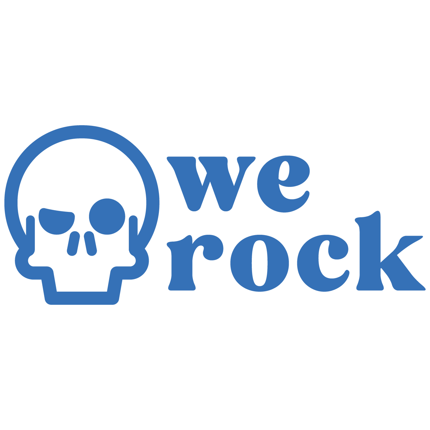 moletom werock skull blue