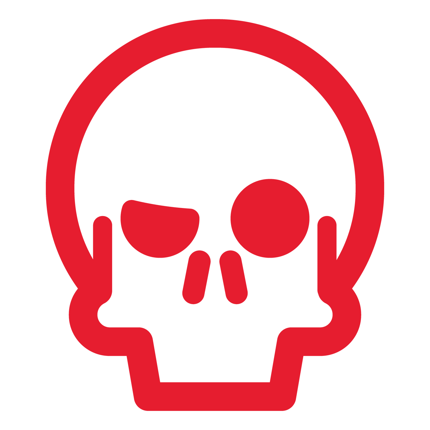 regata werock skull logo red